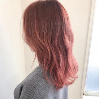 セミロング カラー 美髪矯正・レイヤー 倉友哉のヘアスタイル