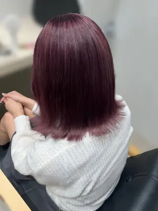 ミディアム カラー レイヤーカット/ ナカジのヘアスタイル