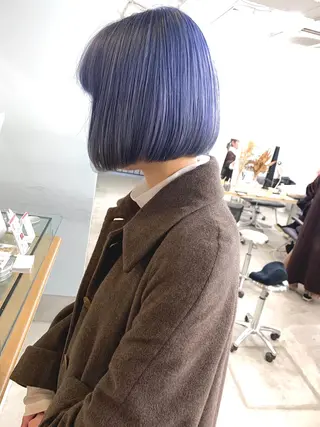 ショート カラー leben serikaのヘアスタイル
