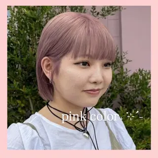 ショート カラー レイヤー/暖色カラー 🎀はるのヘアスタイル