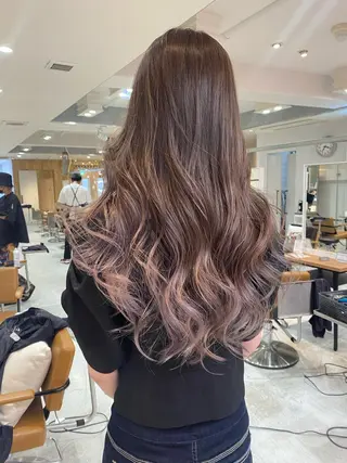 ロング カラー welring hair salonのヘアスタイル