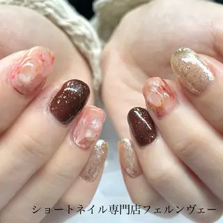ネイル ショートネイル専門店 フェルンヴェー代々木のネイルデザイン