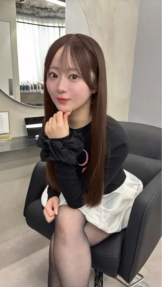 ロング 韓国風/髪質改善/ Kiyoraのヘアスタイル