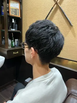 ショート メンズ 工藤 千織のヘアスタイル