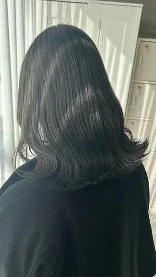 ミディアム LOE所属・LOE Yuuka/42🩵のヘアスタイル