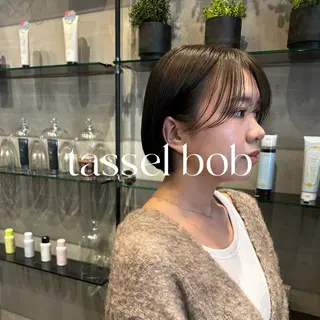ショート 縮毛矯正・似合わせ タナカ レイヤのヘアスタイル