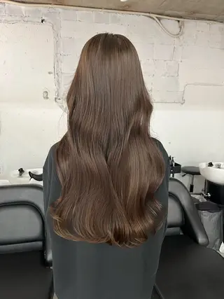 ロング カラー 阿部 瑠斗のヘアスタイル