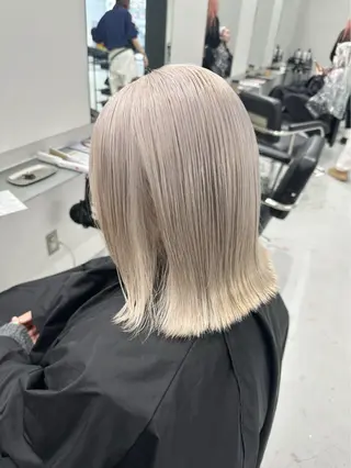 ミディアム カラー カラーモデル募集中 /新潟万代/かこ🩵のヘアスタイル