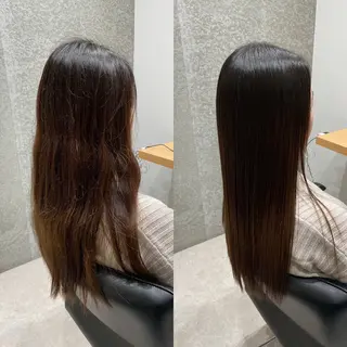 セミロング 髪質改善ヘアケア 艶髪特化/上田のヘアスタイル