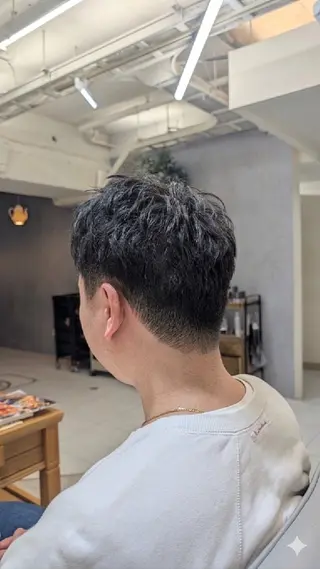 ショート メンズカット/パーマ 平日限定🦖ハラコのヘアスタイル