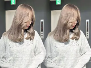 ミディアム 💎艶カラー+美髪 +髪質改善💎のヘアスタイル