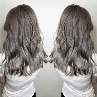 セミロング カラー ヘアアレンジ 髪質改善 MAKIのヘアスタイル