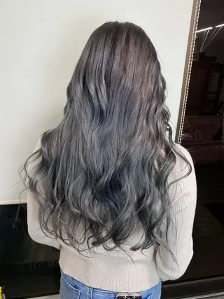 ロング カラー ブリーチカラー🫧 森　凪沙のヘアスタイル