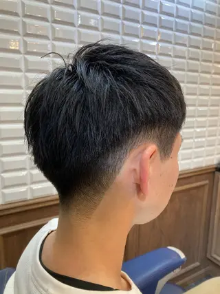 ショート メンズ ルピナス中田店長 山口大地のヘアスタイル