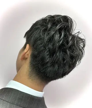 ミディアム パーマ メンズ 横浜 カット全般 大槻のヘアスタイル