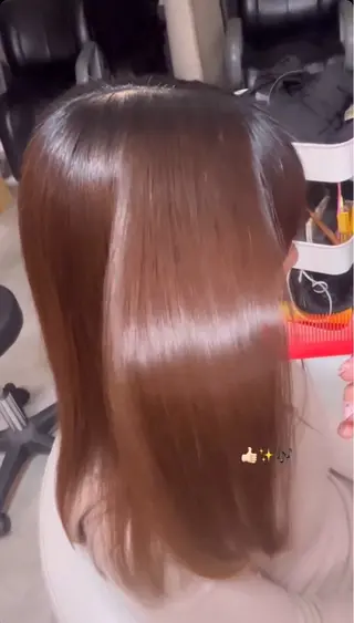 デザインカラー🍬✨ 透明感カラー✨ナナのヘアスタイル