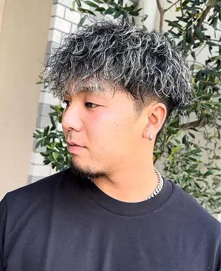 パーマ メンズ 年間2000名担当◎ パーマ職人/仲原佑樹のヘアスタイル