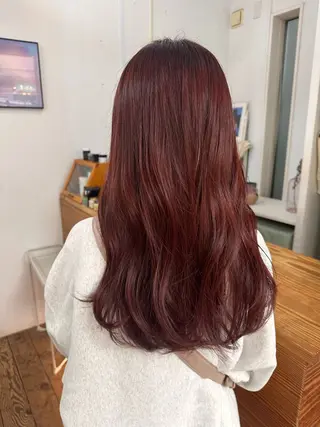 ロング カラー 🪭risa 暖色/レイヤー🪭のヘアスタイル