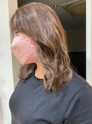 セミロング カラー レイヤーカット /konomiのヘアスタイル