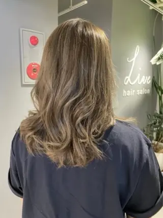 ロング カラー りせ 🧸𖤐久米川のヘアスタイル