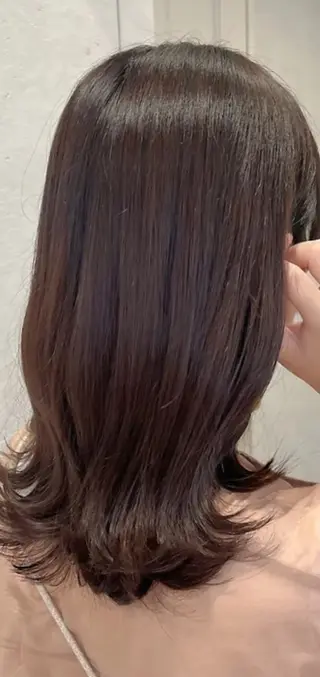 セミロング 個室美容室 TOMO 美髪縮毛✨のヘアスタイル