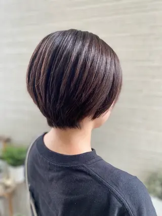 ショート 加藤 実穂のヘアスタイル