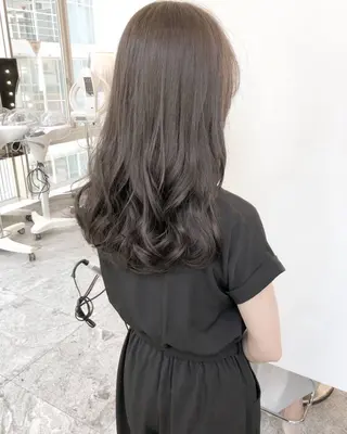 パーマ 🌟透明感カラー× 小顔カット いっせいのヘアスタイル
