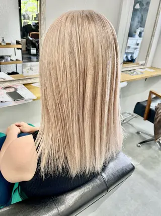 セミロング カラー 井上椋介 【Recharme】のヘアスタイル