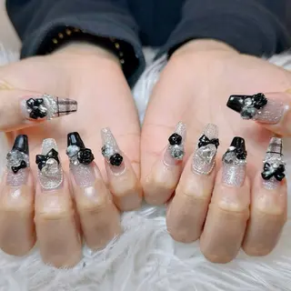 ネイル ANH ゴテゴテネイルのネイルデザイン