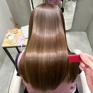 ロング おしゃれ染めで白髪を 染める/山口玲緒奈のヘアスタイル