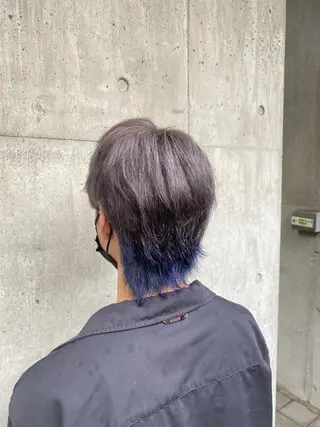 セミロング カラー パーマ ヘアアレンジ メンズ キッズ ネイル マツエク・マツパ アイブロウ 🔥漢髪特化メンズ マネージャーYUKIのヘアスタイル