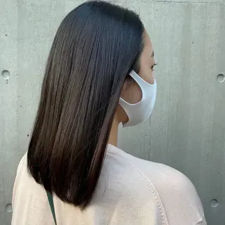 セミロング デビューモデル募集 曳舟FUKUDAのヘアスタイル