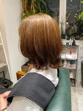 ミディアム 山本 瑛嗣のヘアスタイル