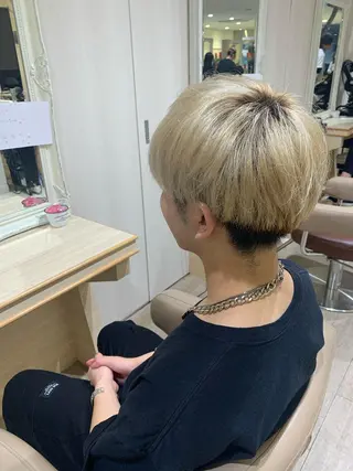 カラー メンズ 成田 一貴のヘアスタイル