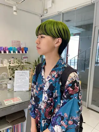 カラー メンズ 浅野 匠のヘアスタイル