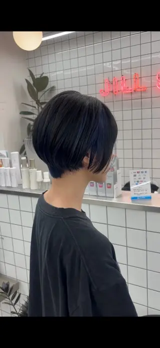 ショート カラー ヘアアレンジ 夕羽夢🍓矢場/ JILLSTUDIOのヘアスタイル