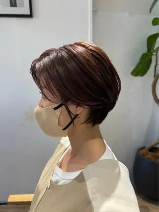 ショート 鈴木 麻希のヘアスタイル