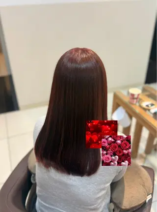 ロング カラー 🎀カットカラーモ デル募集/あゆり🎀のヘアスタイル