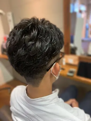 ショート パーマ メンズ BLISE Akazawaのマツエク・マツパデザイン