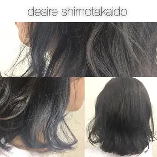 ミディアム カラー 薄田 珠美のヘアスタイル