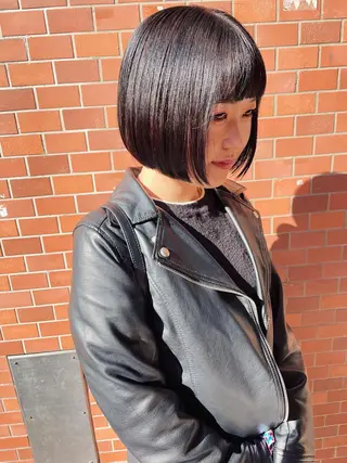 ショート 丹羽大喜 縮毛矯正/美髪矯正のヘアスタイル