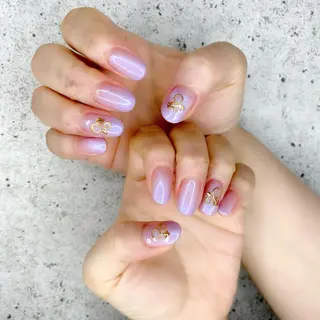 ミディアム カラー パーマ ヘアアレンジ メンズ キッズ ネイル マツエク・マツパ Salon Ｋのネイルデザイン