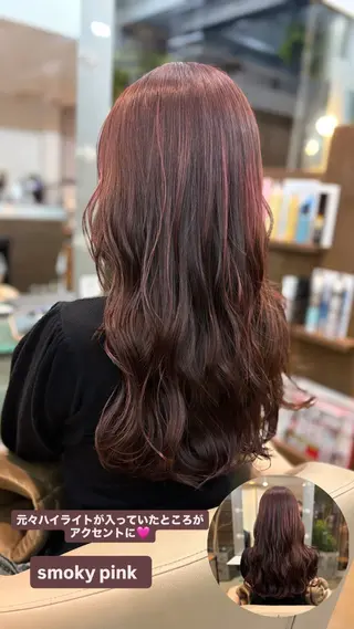 ロング FIRST所属・⭐︎ SAYAKAのヘアスタイル