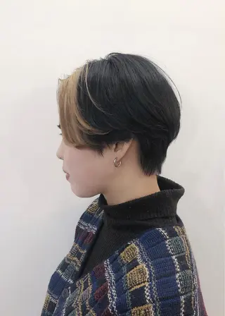 ショート カラー LadyBeetle 山本泰史のヘアスタイル
