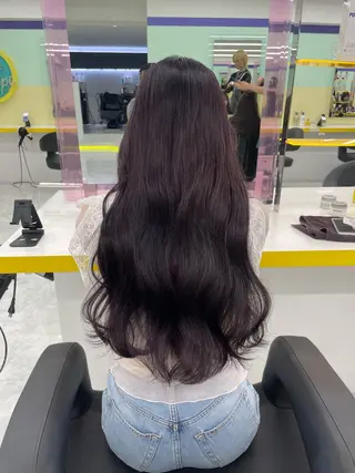 ロング カラー 🦋色落ち綺麗カラー メンズYUZU🦋‪のヘアスタイル