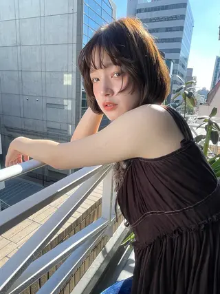 ショート カラー ショート/ボブ/ 心斎橋/宮脇美奈のヘアスタイル