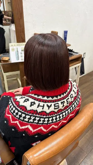 ショート カラー 元山 透明感艶カラー 🌻レイヤーカットのヘアスタイル