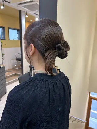 ヘアアレンジ hub hair レイヤー/透明感のヘアスタイル