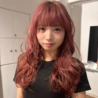 ロング 【ブリーチ/ヘアセ ット】Kano🎀のヘアスタイル
