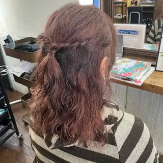 ミディアム カラー パーマ 梶田 楓子のマツエク・マツパデザイン